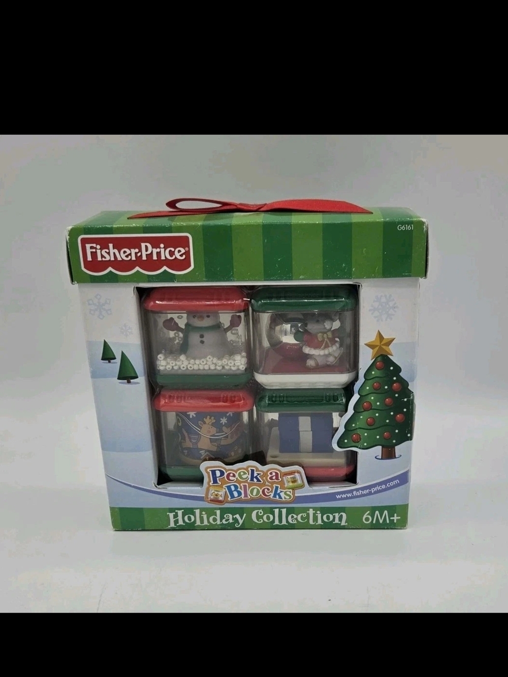 Fisher Price Peek A Blocks Holiday Collection Vintage 4 New In Box 6M+ 2004
